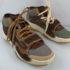 Nike Air Jordan Zion 2 Voodoo Flax Muslin Sesame Fauna Brown Shoes Men’s Size 11